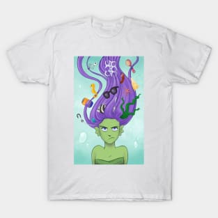 Mermaid Hair Do Care T-Shirt